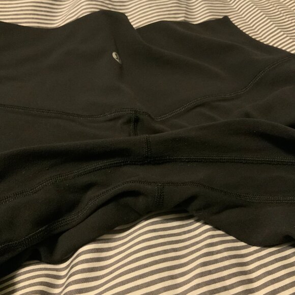 lululemon Align HR Tight 25" size 8 (2 pairs solid Black) - Picture 3 of 5